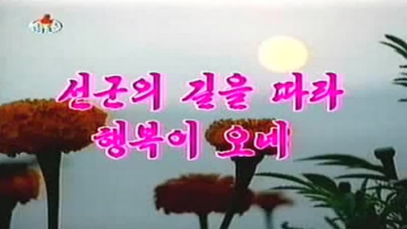 Pochonbo Electronic Ensemble 선군의 길을 따라 행복이 오네 ( The Army centred Politics Brings