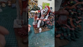 Terrifier Ужасающий. Закончил печать с покрасом #3d #figure #custom #terrifier_3