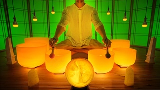 TMJ Cranial Nerve Sound Bath  Stop Jaw Clenching & Teeth Grinding TRIGEMINAL NERVE Singing Bowls