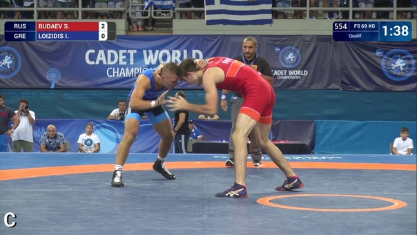 Qual. FS 69 kg: S. BUDAEV ( RUS) df. I. LOIZIDIS ( GRE) by VSU, 10