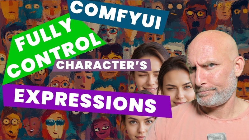 Comfy UI: Fully controlled, consistent and animated + video face expressions. simple and