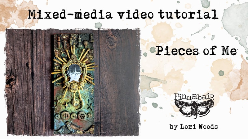 Pieces of Me mixed media assemblage by Lori