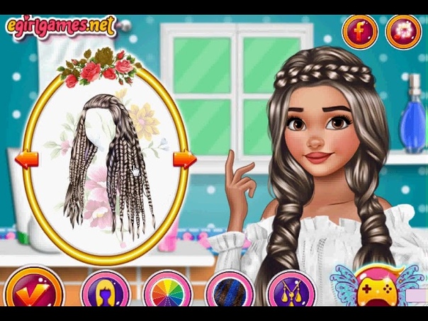 Эльза и Моана Фэнтези Прически ( Elsa Moana Fantasy Hairstyles) Мультик