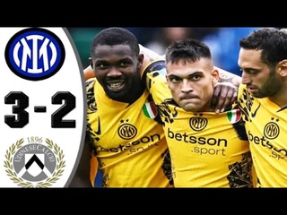 Udinese vs Inter Milan ( 2-3 ) | Highlights & All Goals 2024 HD