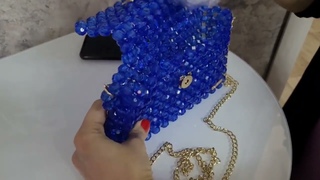 сумка из кристаллов