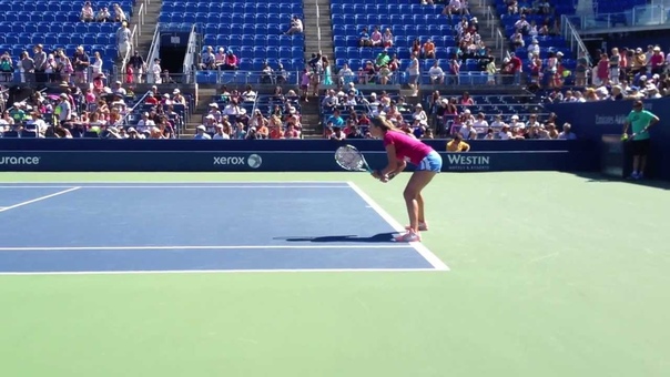 Victoria Azarenka. US Open 2013. Kids day. August 24,