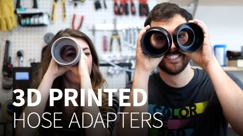 How to model and 3 D print hose adapters (in Onshape, with