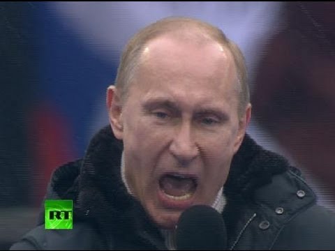 Путин на митинге 23 февраля в