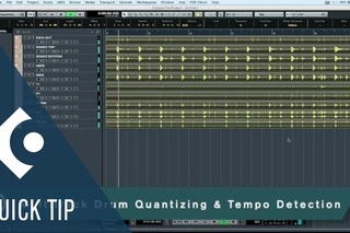 Cubase Quick Tips - Multi Track Drum Quantize & Tempo Detection