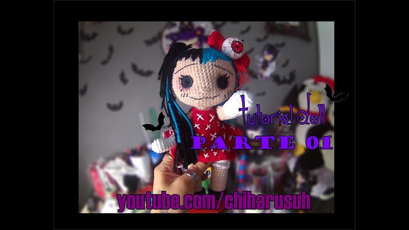 Vampire Doll Youru Amigurumi Tutorial ( Parte 01) Chiharu
