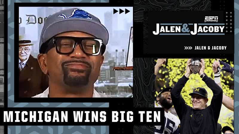 Jalen Rose is EUPHORIC after Michigan WAXED Iowa in Big Ten Championship, Jalen