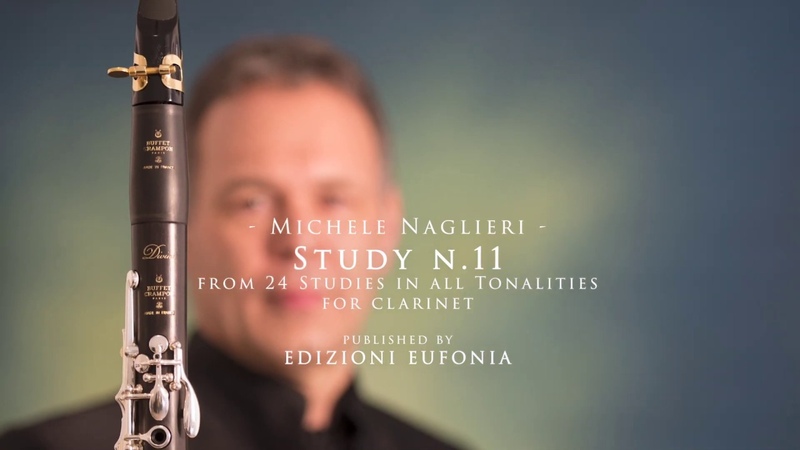M. Naglieri STUDY N. 11 for solo clarinet, Antonio Tinelli,