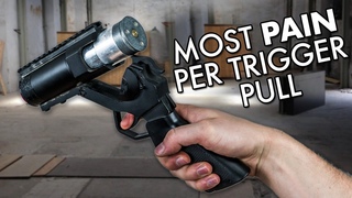 This Airsoft Launcher shoots 400 BBs per second - 40 Mike