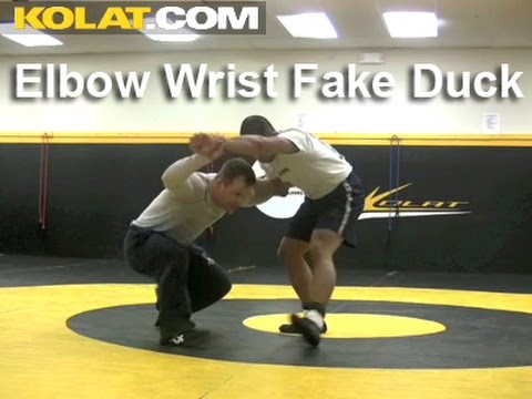 Wrestling Moves Elbow Wrist Fake Duck