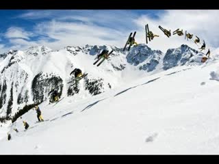 Backcountry freeskiing competition - Red Bull Cold Rush - NBC Signature Series 2012