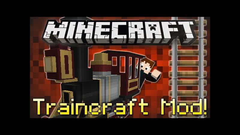 Minecraft, TRAINCRAFT MOD , Realistic Trains in