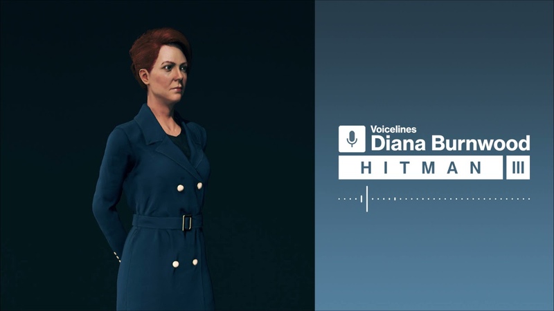 Diana Burnwood all voice lines HITMAN 1