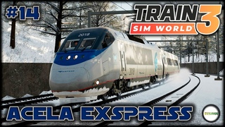 TRAIN SIM WORLD 3 - ACELA EXSPRESS AMTRAK. #14
