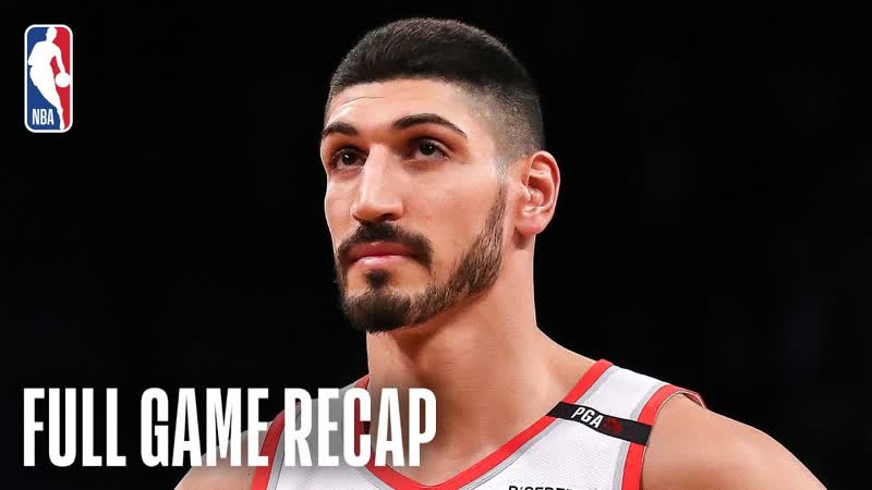 TRAIL BLAZERS vs NETS, Kanter Shines In Portland Debut, February 21,