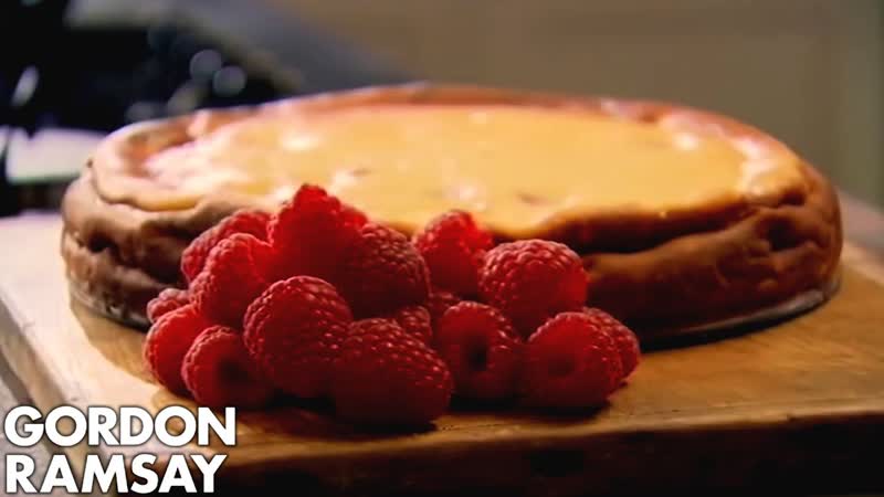 Baked Raspberry and Lemon Cheesecake, Gordon