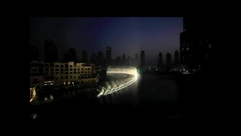 Dubai Fountain Time to Say Goodbye Andrea Bocelli and Sarah