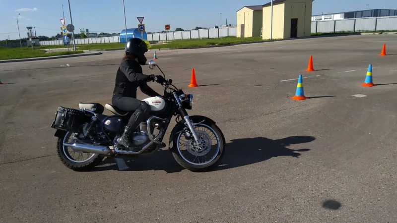 gymkhana GP, stage2, Li lia kawasaki Estrella,