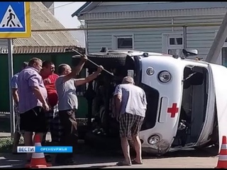 В Соль Илецке в ДТП попала машина скорой помощи