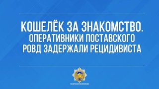Сотрудники милиции вернули имущество девушке, и задержали грабителя