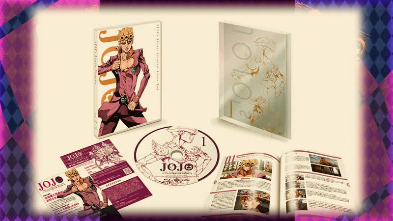 JOJOS BIZZARE ADVENTURE ( GOLDEN WIND) BLU RAY, DVD vol.