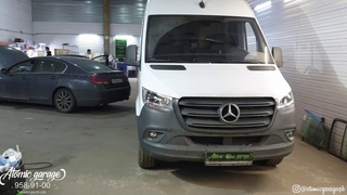 Merсedes Sprinter установка светодиодных линз Diliht
