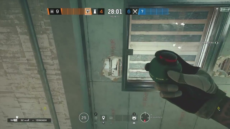 HOW TO IMPACT TRICK KITCHENS HATCH ON CLUB HOUSE, Rainbow Six Siege Simple Tips Tricks, r6s,
