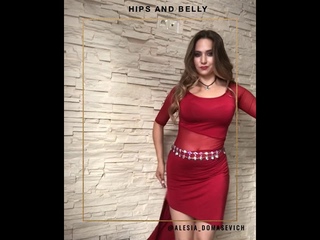 Belly dance hips Alesia Domasevich