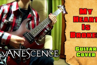Evanescence - My Heart Is Broken | guitar cover by mike KidLazy + tab