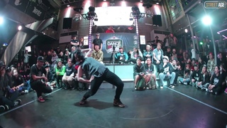 Twoface vs Waackxxxy Top16 Dance@live  Korea 2014 Freestyle side