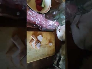 Сынок енот рома голодный