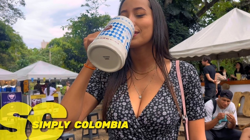 BEER, GIRLS A GOOD TIME , MEDELLIN CITY COLOMBIA OKTOBERFEST