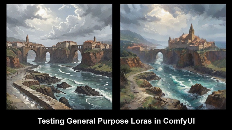 Detailing and Environment Loras in Comfy