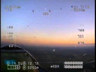 Парный полет  вид из кабины
