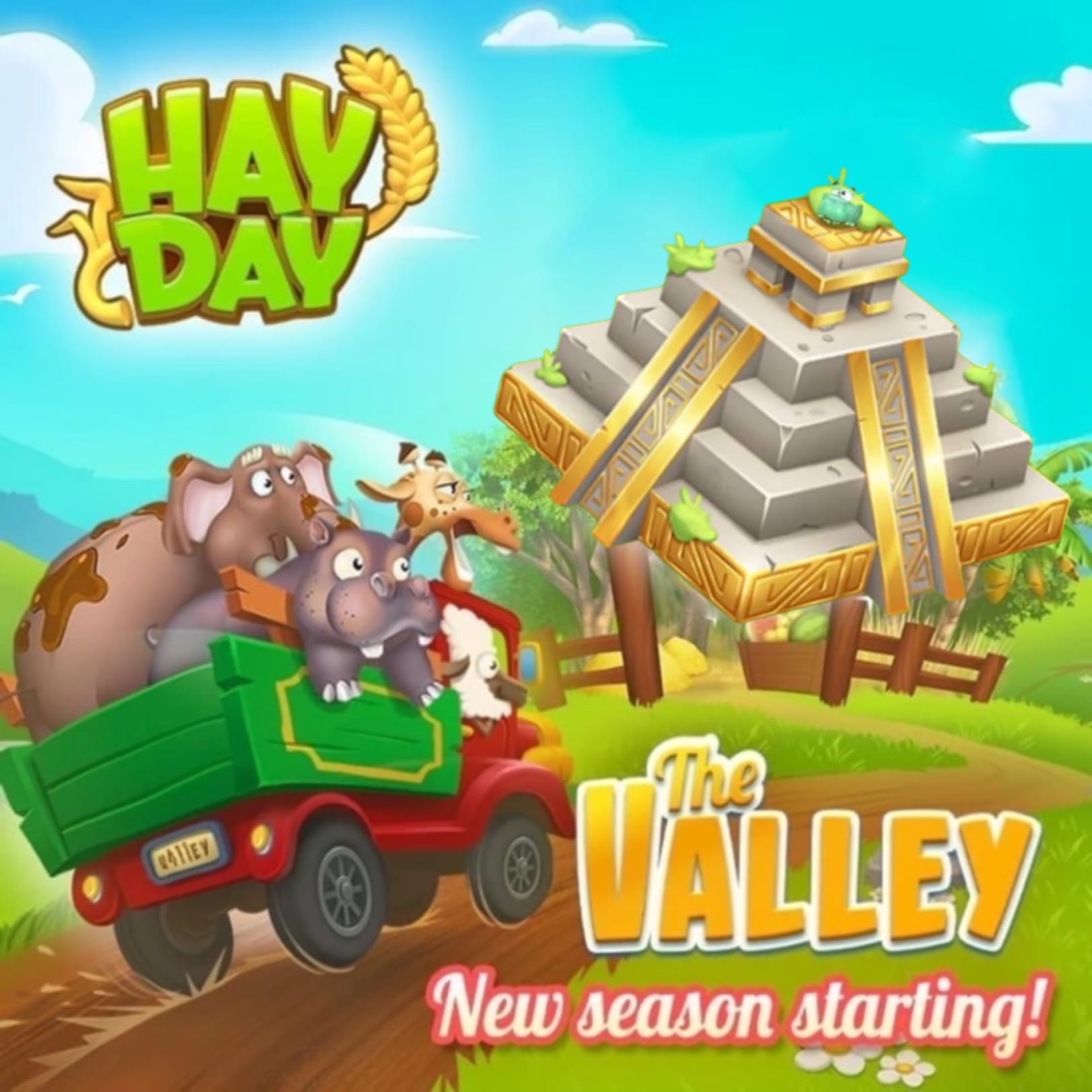 Началась Долина с животными.