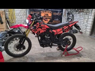 Forte CBA 250 РАБОТА ДВИГАТЕЛЯ мото-разборка AleeMotorcycle