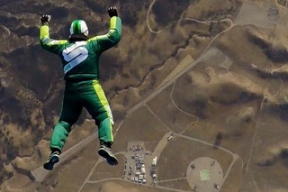 Luke Aikins No Parachute 25,000 Feet Airplane Jump Complete Video