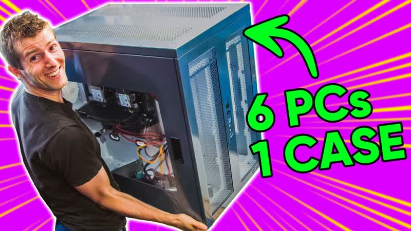 How this PC Case Fits SIX Editing Workstations