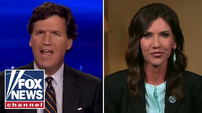 Tucker Carlson presses Kristi Noem on why she vetoed transgender sports