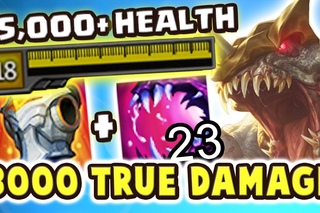 OVER 25,000 HEALTH | 3000+ TRUE DAMAGE FEAST | MAXIMUM HP CHO'GATH JUNGLE IS SO BROKEN - Nightblue3