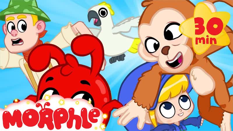 Morphles Monkey Madness Jungle Train, Mila and Morphle, Cartoons for Kids,