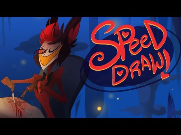 SPEED DRAW Alastor ( Hazbin Hotel) Vivzie