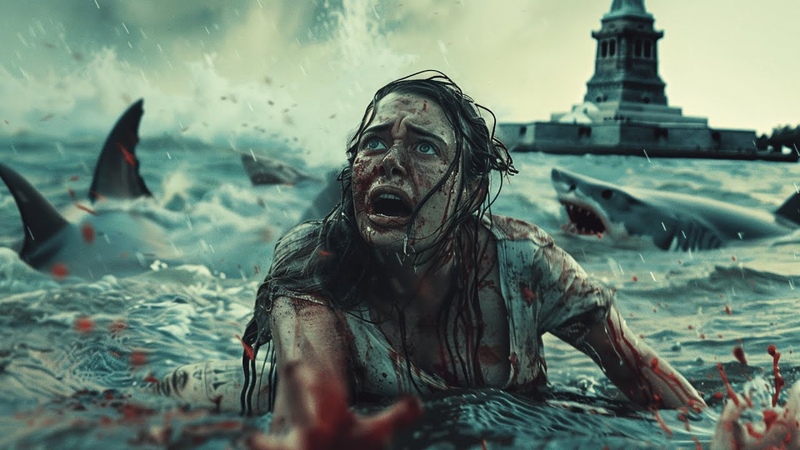 Com O Derretimento Das Calotas Polares, Os Tubarões Dominaram O Mundo Melhores Filmes TERROR AÇÃ