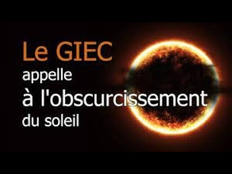 Cacher le soleil programme de modification climatique du