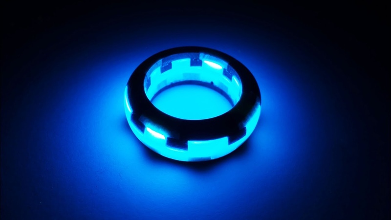 How to make a Magic ring Blue glow, Art