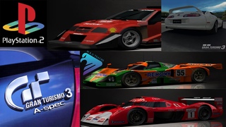 PCSX2 -  GRAN TURISMO 3 - ALL CARS + SOME RARE + GAMEPLAY - 4K